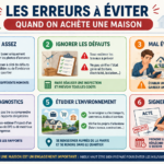 Les erreurs à éviter quand on achète une maison