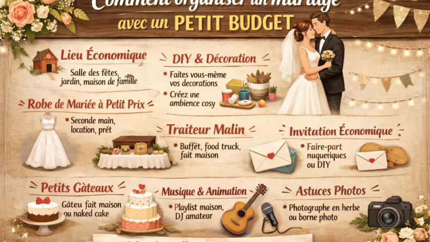 Comment organiser un mariage avec un petit budget
