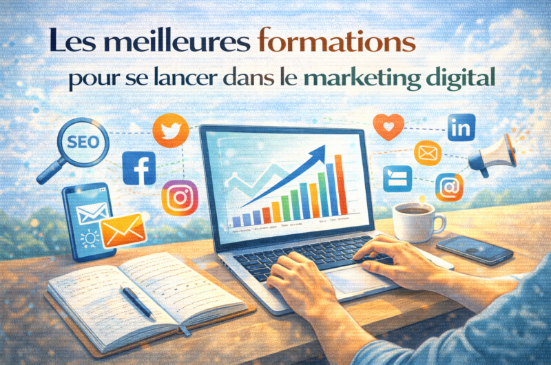 Les meilleures formations pour se lancer dans le marketing digital