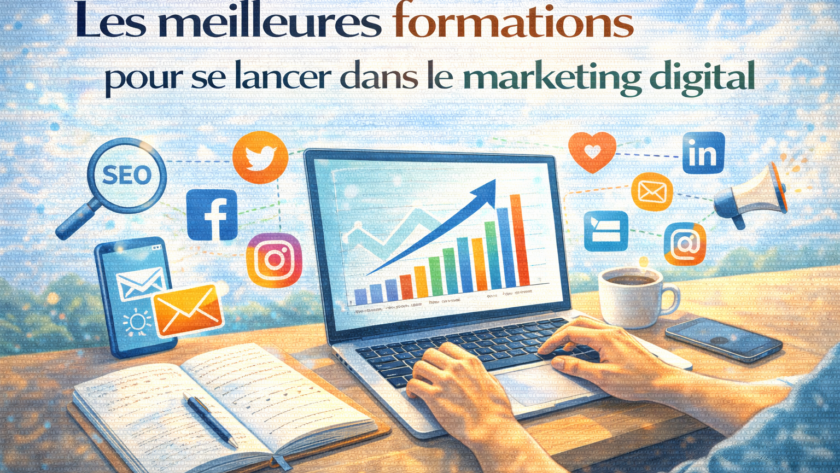 Les meilleures formations pour se lancer dans le marketing digital