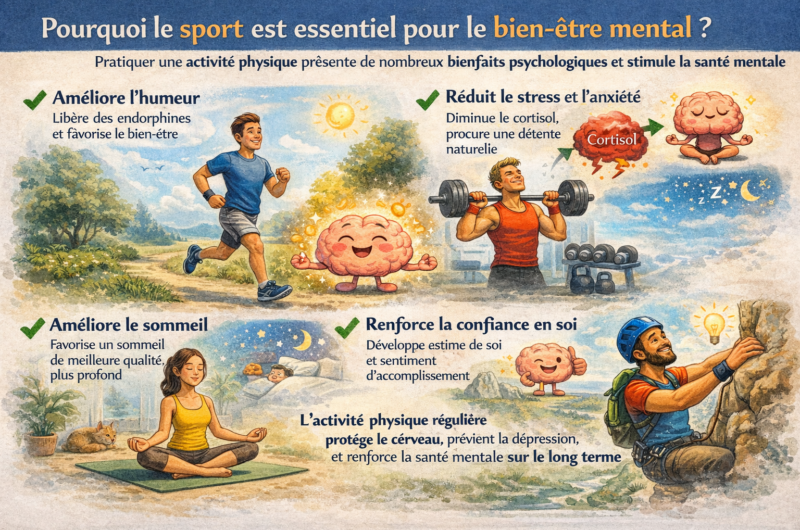 Pourquoi le sport est essentiel pour le bien-être mental ?