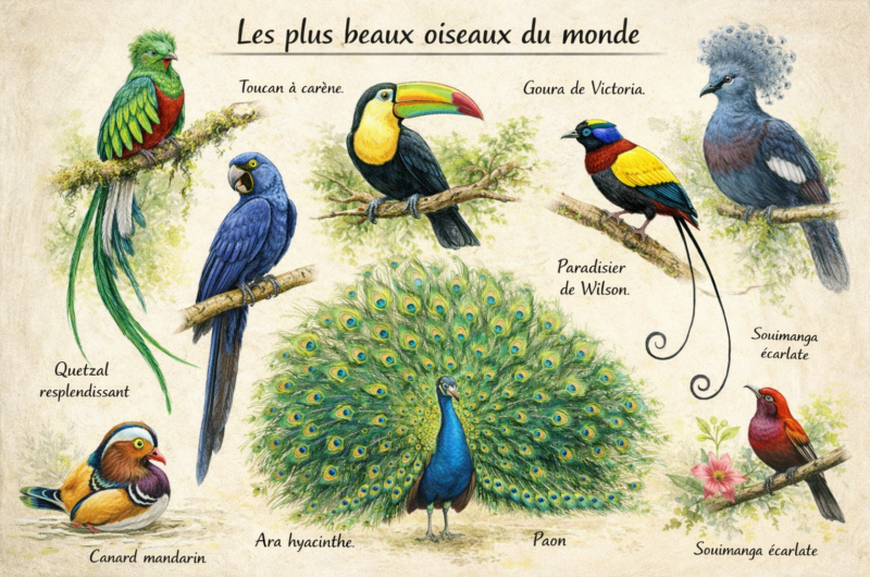 Les plus beaux oiseaux du monde