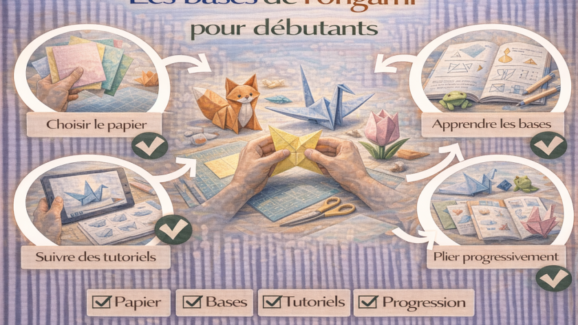 Les bases de l’origami pour débutants