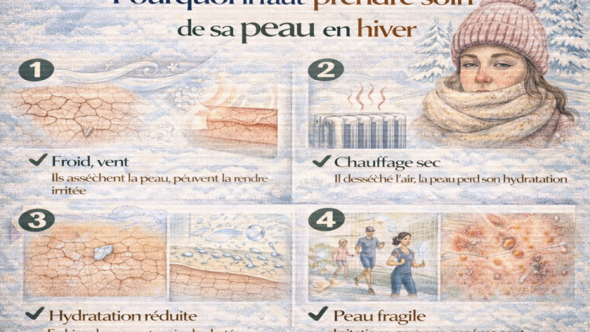 Pourquoi il faut prendre soin de sa peau en hiver