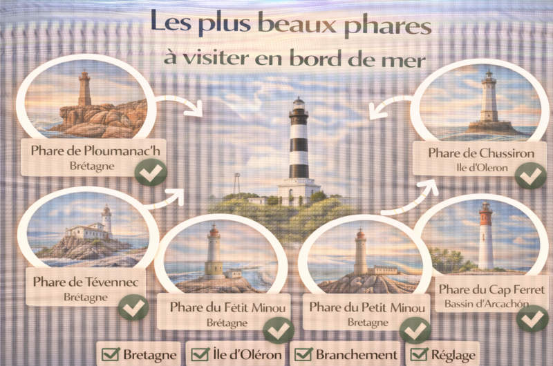 Les plus beaux phares à visiter en bord de mer