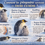 Comment les pingouins survivent-ils au froid extrême ?
