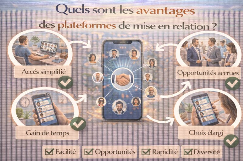 Quels sont les avantages des plateformes de mise en relation ?