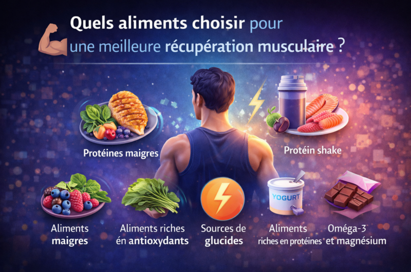 Quels aliments choisir pour une meilleure récupération musculaire ?
