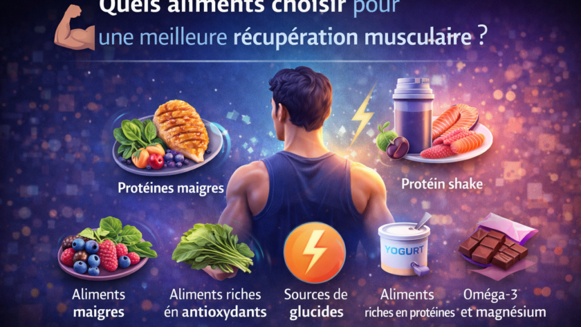 Quels aliments choisir pour une meilleure récupération musculaire ?
