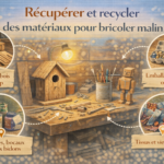 Récupérer et recycler des matériaux pour bricoler malin