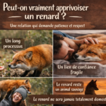 Peut-on vraiment apprivoiser un renard ?