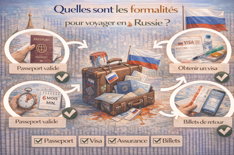 Quelles sont les formalités pour voyager en Russie ?