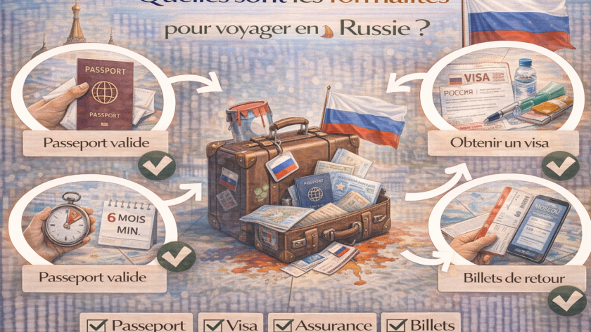 Quelles sont les formalités pour voyager en Russie ?
