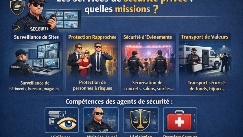 Les services de sécurité privée : quelles missions ?