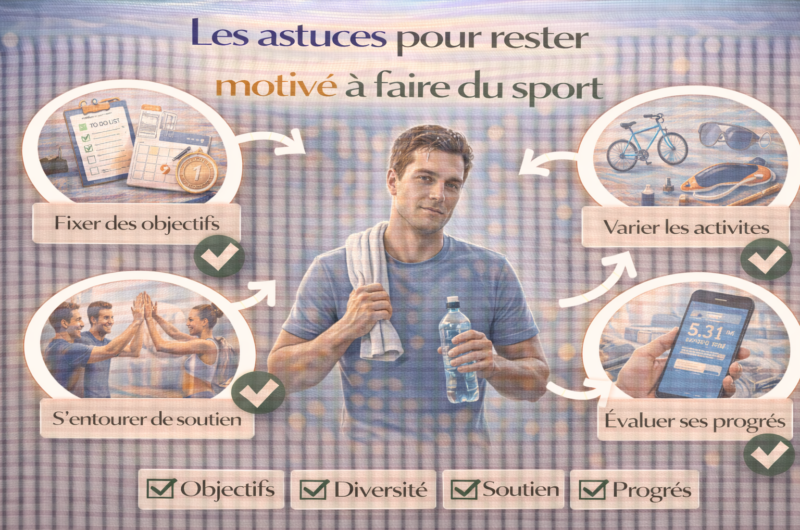 Les astuces pour rester motivé à faire du sport