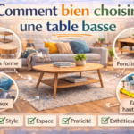 Comment bien choisir une table basse