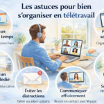 Les astuces pour bien s’organiser en télétravail