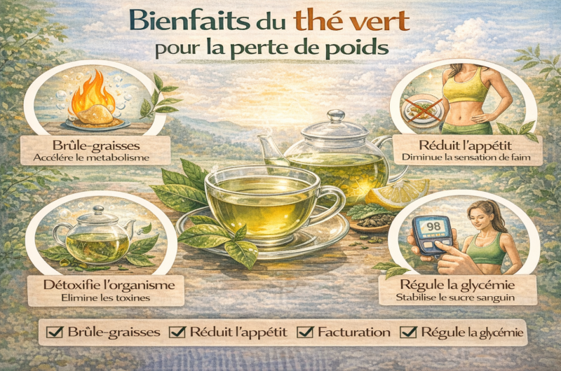 Les bienfaits du thé vert pour la perte de poids