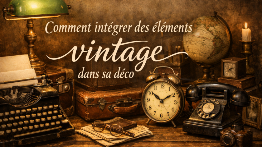 Comment intégrer des éléments vintage dans sa déco