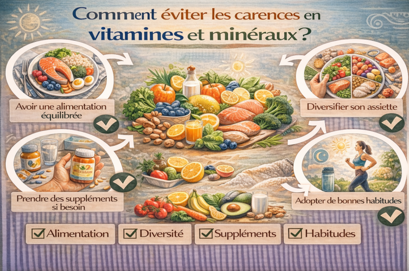 Comment éviter les carences en vitamines et minéraux