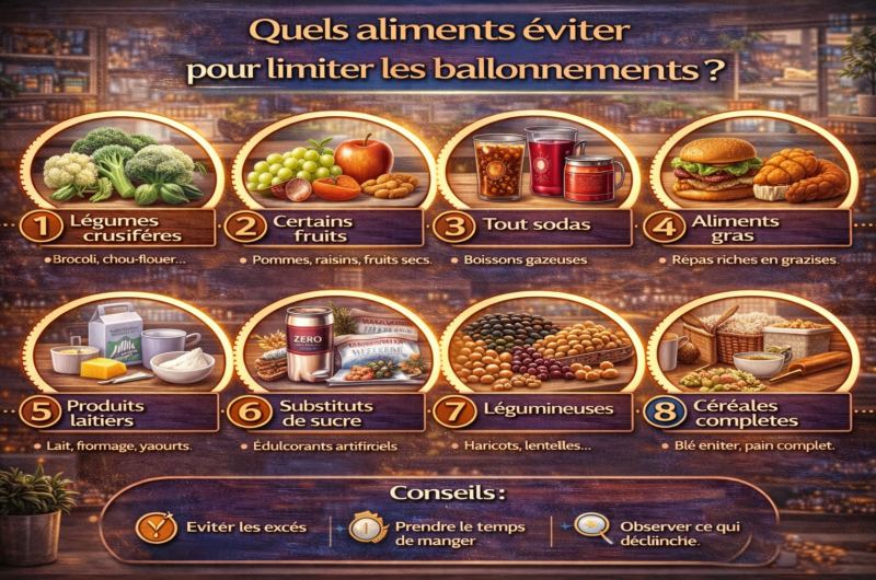 Quels aliments éviter pour limiter les ballonnements ?