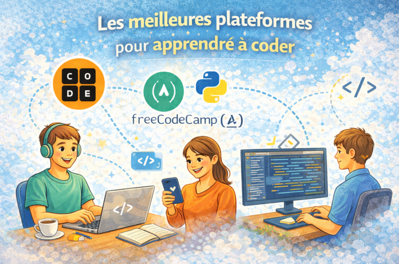 Les meilleures plateformes pour apprendre à coder
