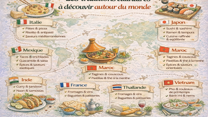 Les traditions culinaires à découvrir autour du monde