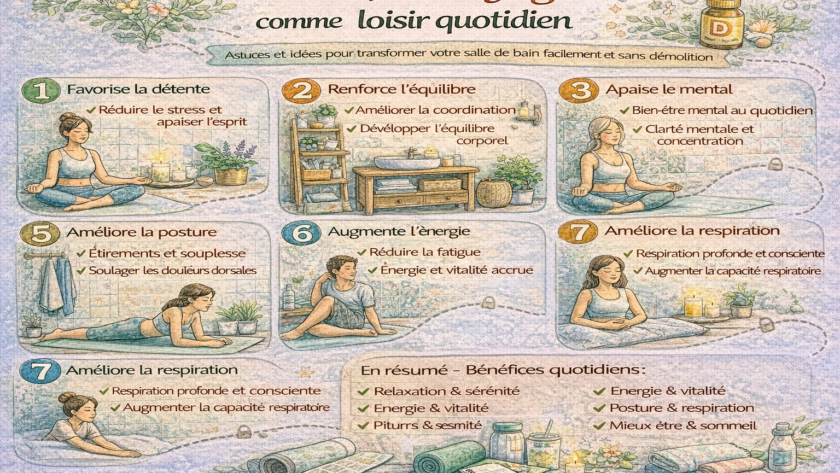 Les bienfaits du yoga comme loisir quotidien
