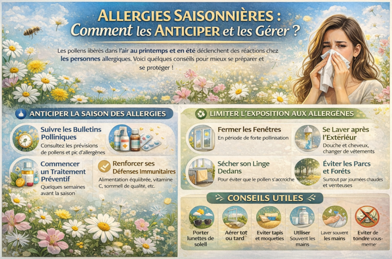 Allergies saisonnières : comment les anticiper et les gérer ?