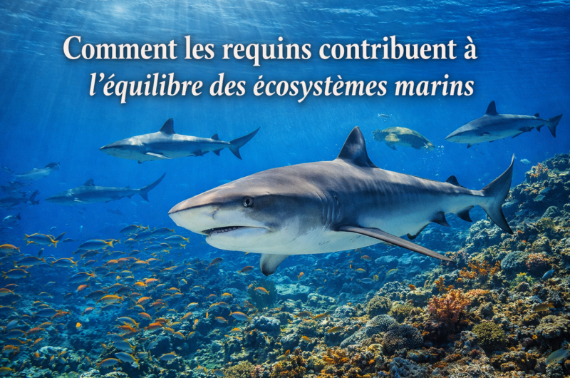 Comment les requins contribuent à l’équilibre des écosystèmes marins