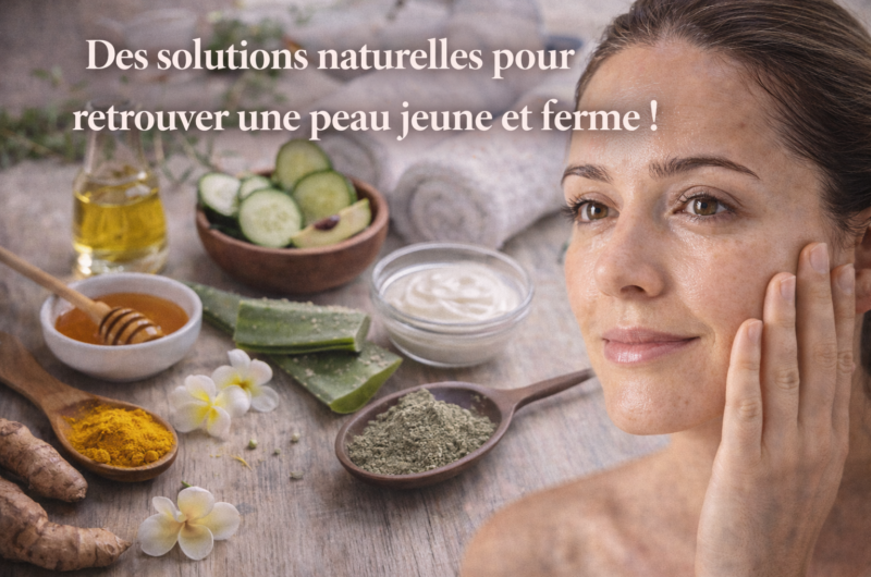 Des solutions naturelles pour retrouver une peau jeune et ferme !
