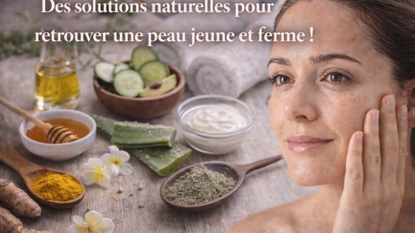 Des solutions naturelles pour retrouver une peau jeune et ferme !