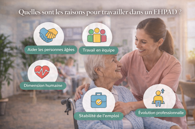 Quelles sont les raisons pour travailler dans un EHPAD ?