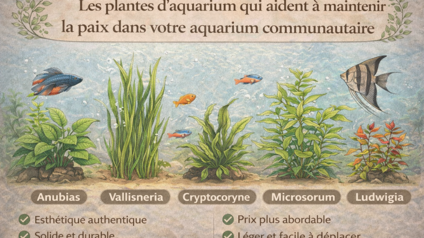 Les plantes d’aquarium qui aident à maintenir la paix dans votre aquarium communautaire
