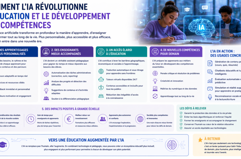 Comment l’IA révolutionne l’éducation et le développement des compétences