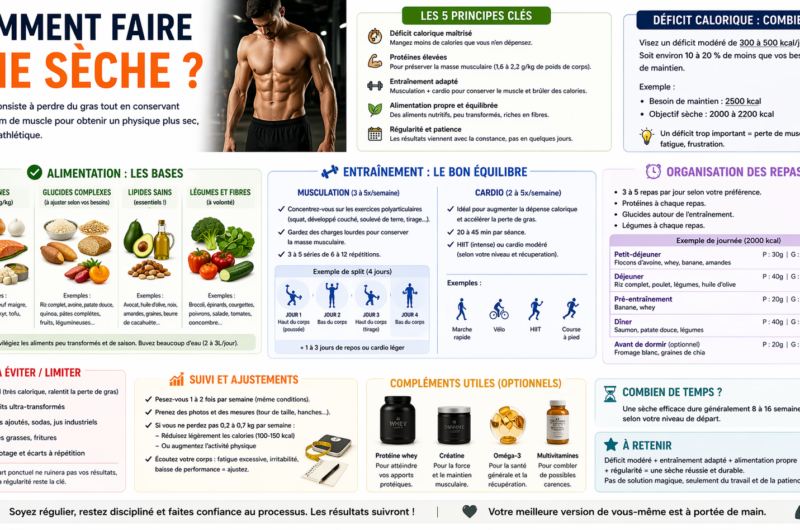 Comment faire une sèche ?