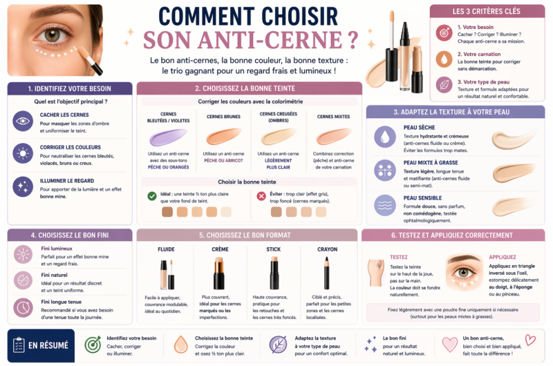 Comment choisir son anti cerne ?
