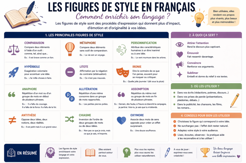 Les figures de style en français : Comment enrichir son langage ?