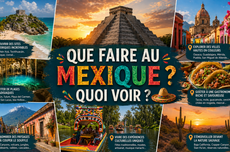 Que faire au Mexique ? Quoi voir ?