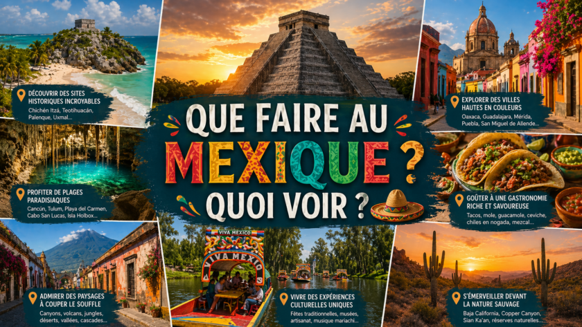 Que faire au Mexique ? Quoi voir ?
