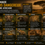 Animaux les plus dangereux de la savane africaine
