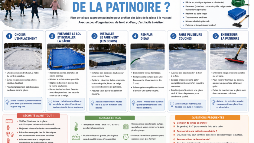 Comment faire de la patinoire ?