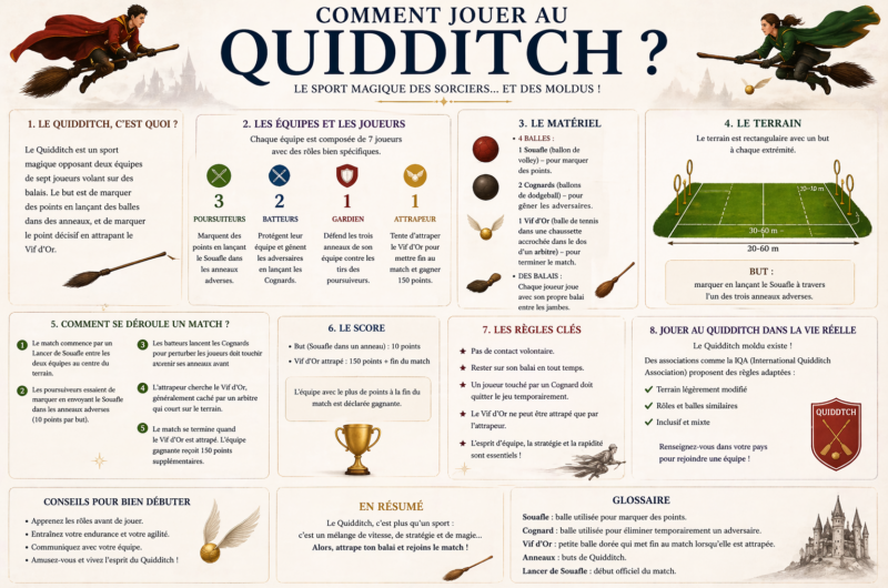 Comment jouer au quidditch ?