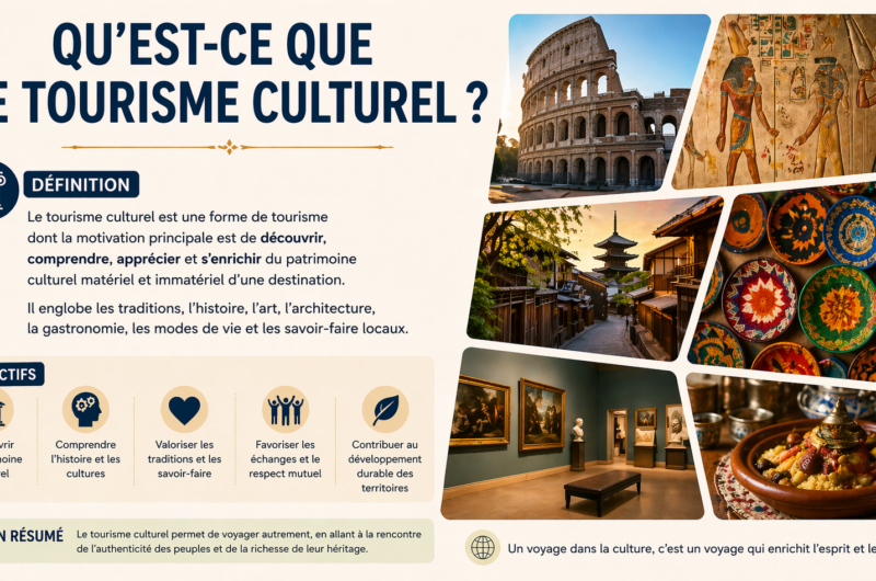 Qu’est-ce que le tourisme culturel ? Définition