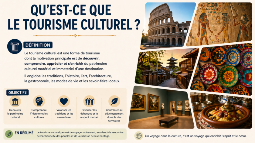 Qu’est-ce que le tourisme culturel ? Définition