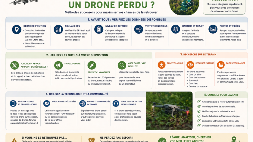 Comment retrouver un drone perdu ?