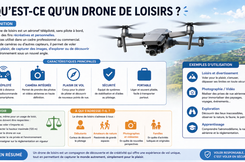 Qu’est-ce qu’un drone de loisirs ? Définition