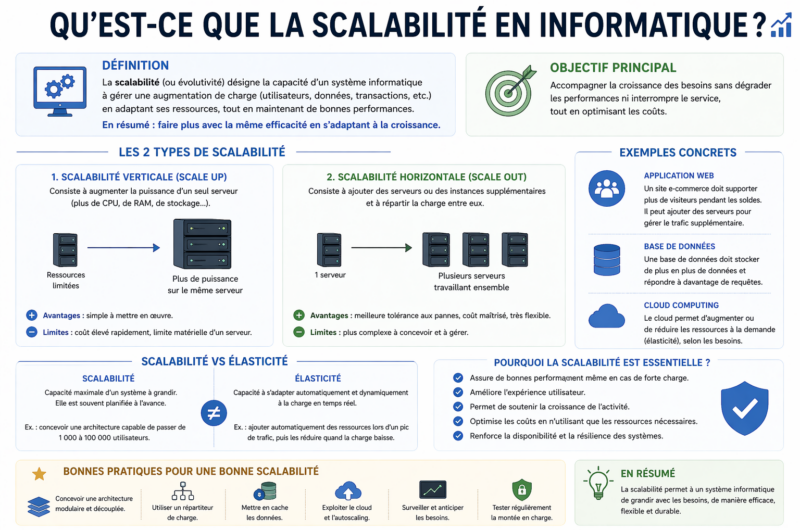 Qu’est-ce que la scalabilité en informatique ? Définition