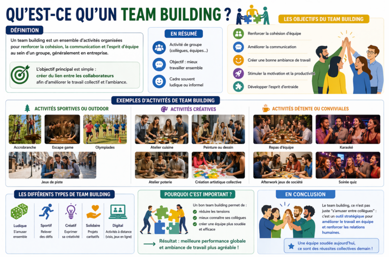 Qu’est-ce qu’un team building ? Définition