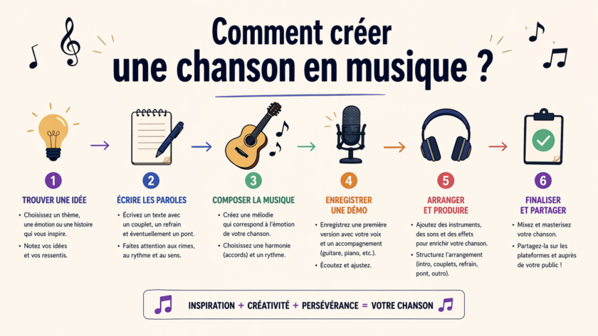 Comment créer une chanson en musique ?